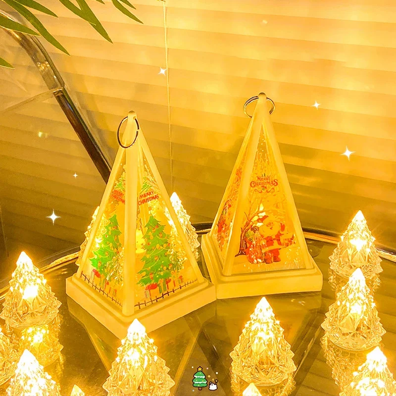 2022 tecido de incandescência árvore natal decoração noite luz ambiente  trabalho ornamentos romântico shopping hotel decorações natal - AliExpress