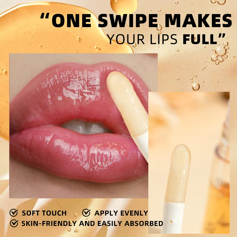 Lip Plumper Oil Serum Instant Volumising Lip Oil Moisturizing Repair Fine Lines Sexy Balm Makeup Lip Balm Lip Makeup Lip Oil Lip Plumper