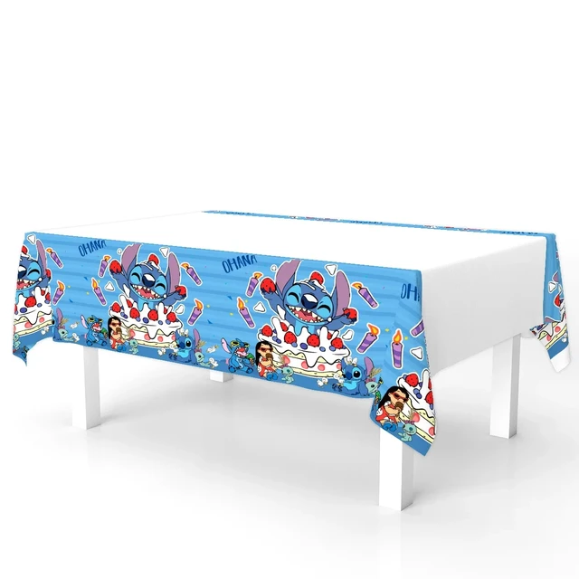 Lilo point nappe de fête point décorations de fête point joyeux anniversaire événements fête couverture de Table enfants garçons filles faveurs 3