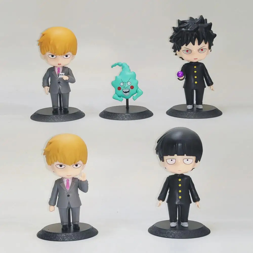 

5Pcs Mob Psycho 100 Series Q Version Figure Model Yamashiguo Eigen Arataka Anime Figures Pvc Model Toys Ornaments Gifts