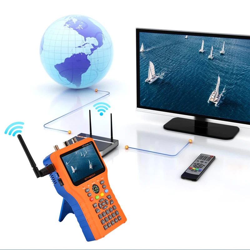 GTMEDIA V8 Finder PRO 2 Satellite Signal Finder DVB-S2X/S2/S/T2/T/C AHD thumbnail 4
