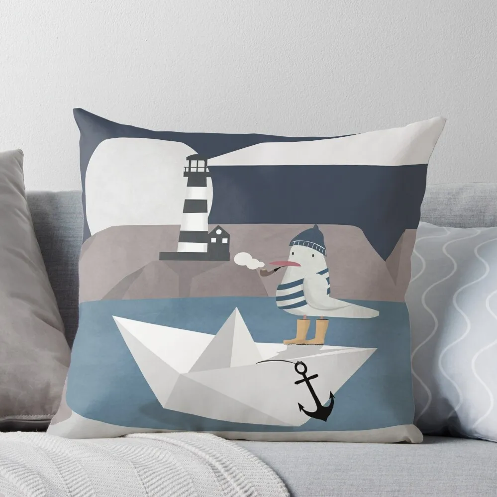 

Fisher seagull Throw Pillow Pillowcases Cushion Covers Sofa Pillow Cases Decorative