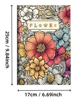 1pc Art Coloring Book 22 Page Coloring Books Gift For Birthday Party Relieve Stress Kill Time Graffiti Painting Drawing Art Book 2