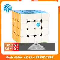 GAN 460M 4x4x4 Magnetic Speed Cube GAN460M 4x4 Speed cube GAN460 M Professional Magic Cube Puzzle Toys for Kids 1
