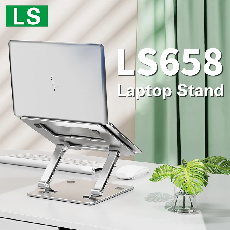 Ls Ls658 Laptop Stand Adjustable Notebook Stand Compatible With 1017 Inch Laptop Portable