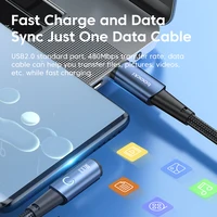 Toocki 100W USB C To USB C Cable 90 Degree For iPad MacBook Pro Xiaomi Samsung Huawei Fast Charging Type C Date Cord - Image 3