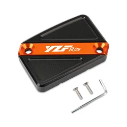 Motorcycle CNC Front Brake Fluid Reservoir Cap Cylinder Cover (Orange - YZFR125)