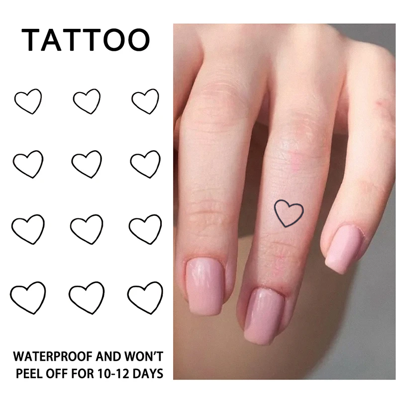 Tattoo Sticker 1Pc Waterproof Temporary For Neck Palm Finger