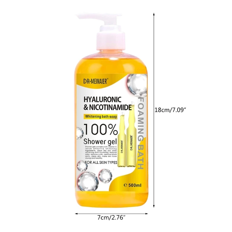 Amino Acid Niacinamide Skin Rejuvenation Shower Gel Hydrating Oil-control Removing Acne Freshen Fragrances Body Wash
