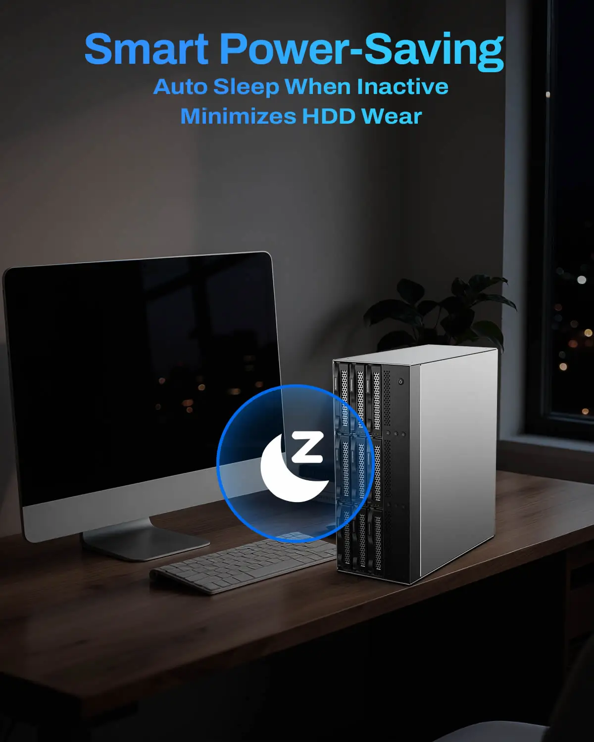 TERRAMASTER D9-320 하드 드라이브 인클로저 - 9베이 USB 3.2 Gen2 10Gbps 외장 HDD 스토리지(디스크 없음)