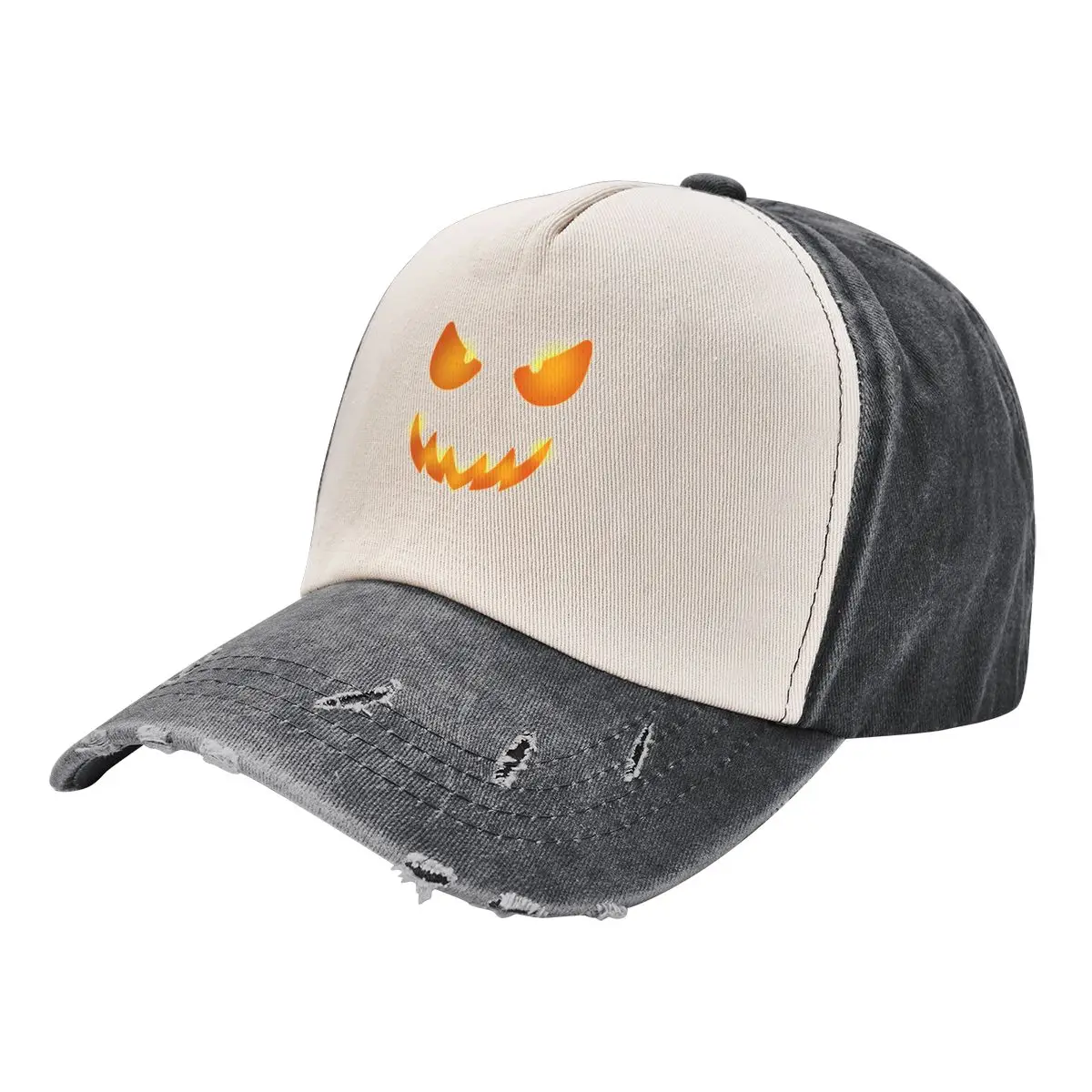 

Halloween scary evil pumpkin funny pumpkin head Baseball Cap Beach Bag Thermal Visor Women Caps Men's