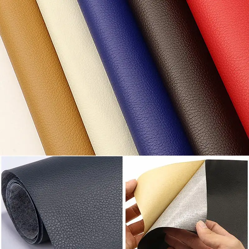 20x30CM 25x60CM Self Adhesive PU Leather Patches Faux Synthetic Leather Fabric Self Adhesive Sofa Repair DIY Patch Accessories