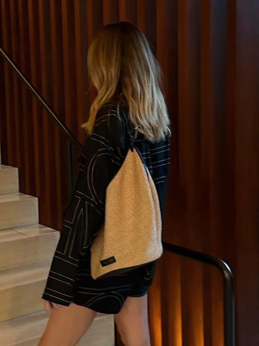 Marthaqiqi Casual Female Pajamas Suit Long Sleeve Nightgowns Turn-Down Collar Nightwear Shorts Printing Loose Women Nightie Set