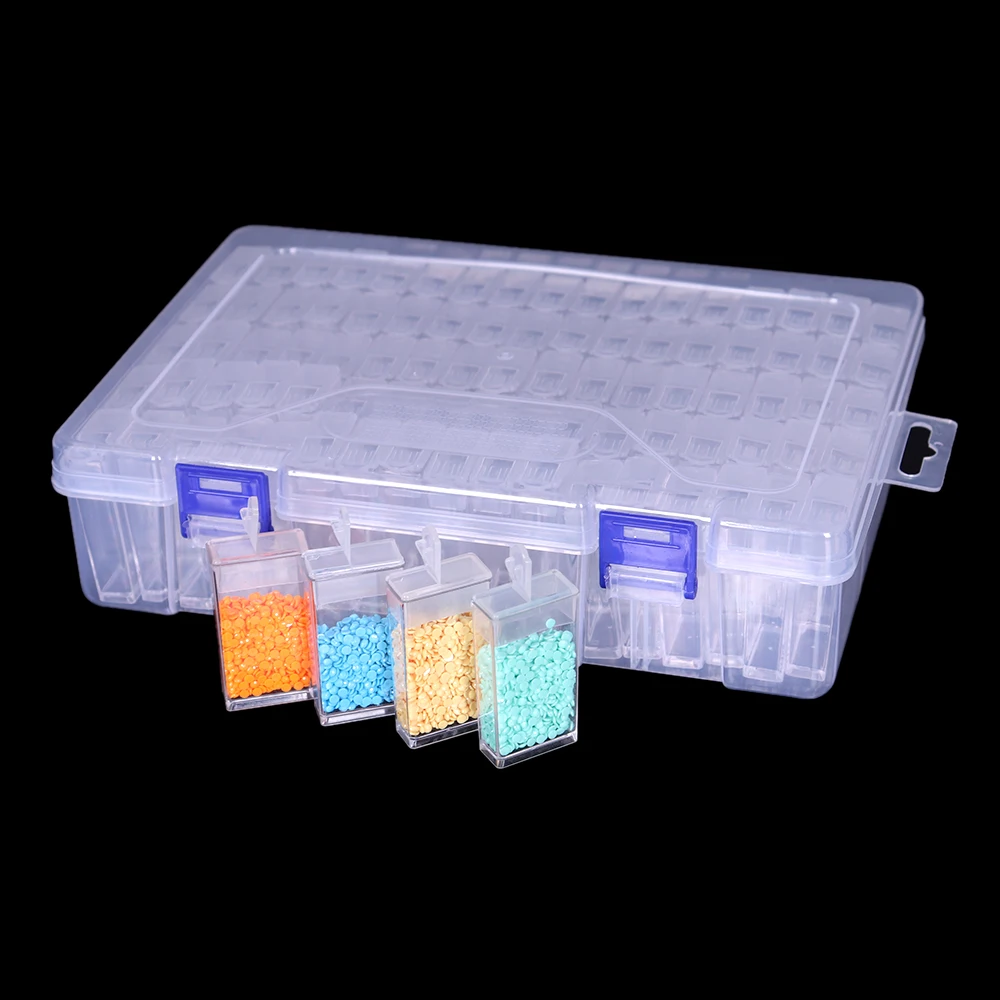 

Ящик для хранения аксессуаров для рукоделия 5D, контейнер для алмазной вышивки, аксессуары, ящик для сверл, мозаичный контейнер