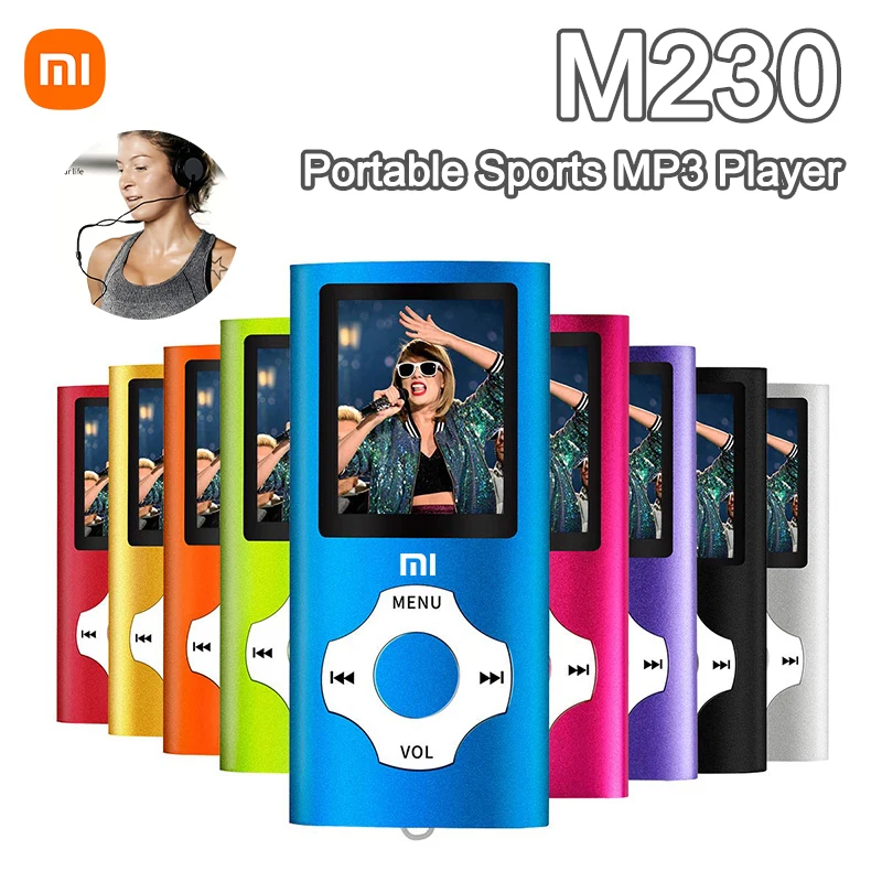 

XIAOMI Portable M230 Walkman Digital Screen Music MP4 MP3 Player HiFi Lossless FM Radio Video Picture Built-in HD Speaker