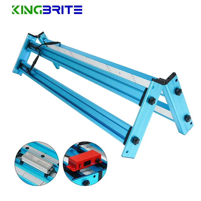 KingBrite LED 320W LM301H + XP-E2 660nm 730nm + UV 지능형 풀 스펙트럼 LED 성장 라이트 바, 2023 최신