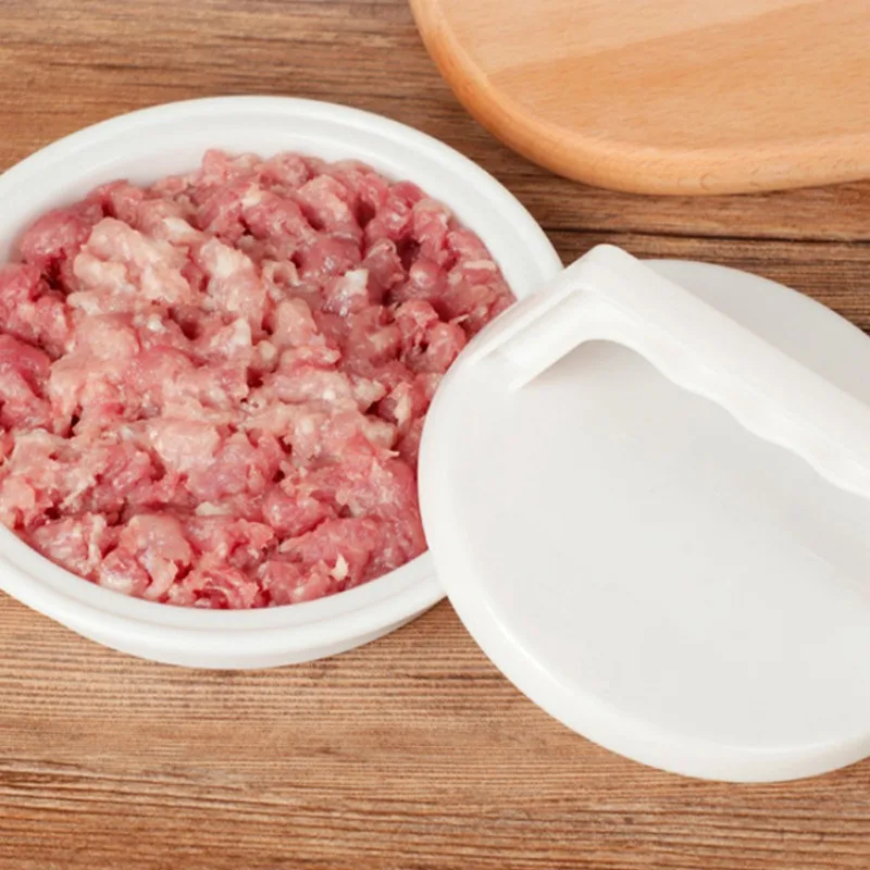 1pc Hamburger Press Stuffed Burger Press Plastic Meat Grill Party BBQ Burger Maker Mould Hamburger Maker Kitchen Tool