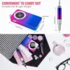 35000RPM Nail Drill Machine Gradient Color Electric Nail File with TFT Display Rechargeable Efile Professional Nail Drills for G 4