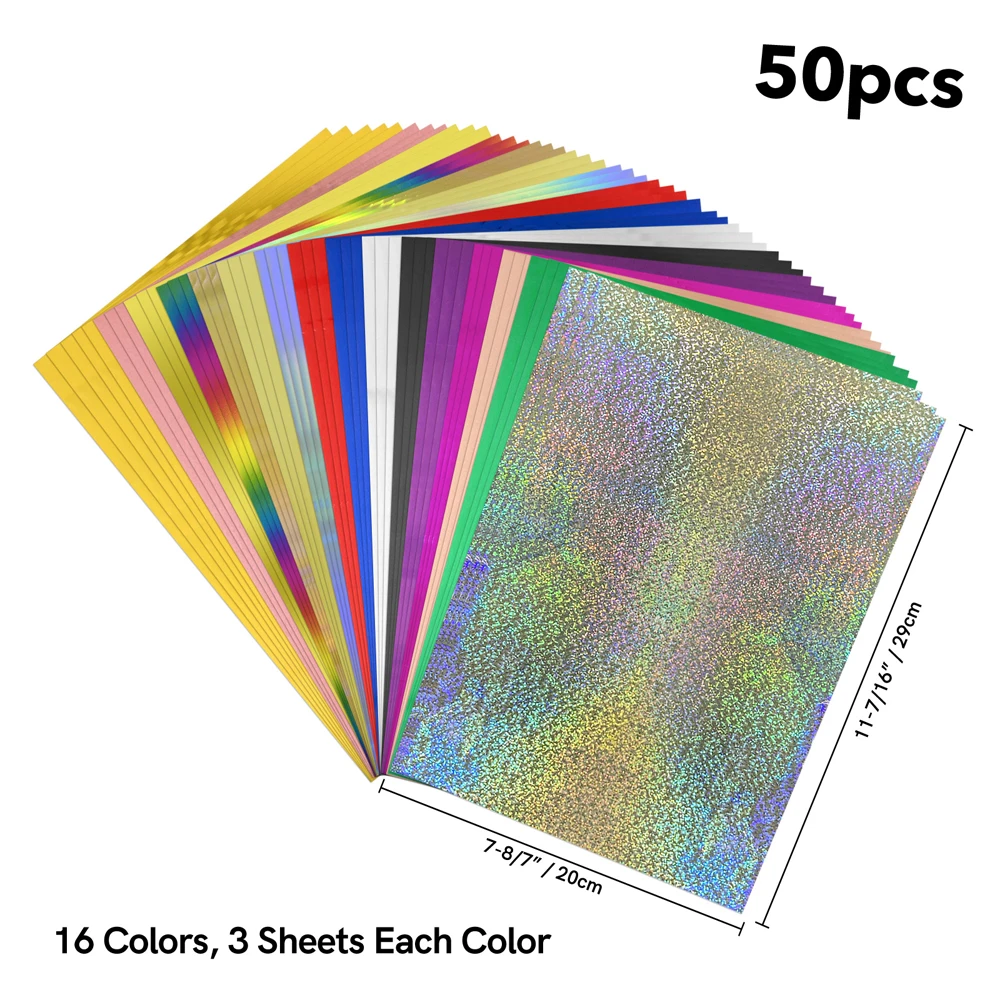 50-Pack Toner Reactive Hot Stamping Foil Paper