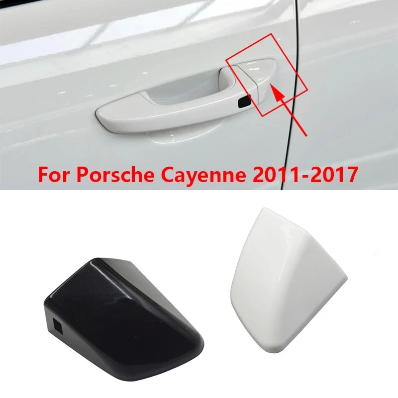 

Left Door Handle Lock Cylinder Cover Black For Porsche Cayenne 2011-2017 95853187900G2X Left Front Door Handle Cover Replace