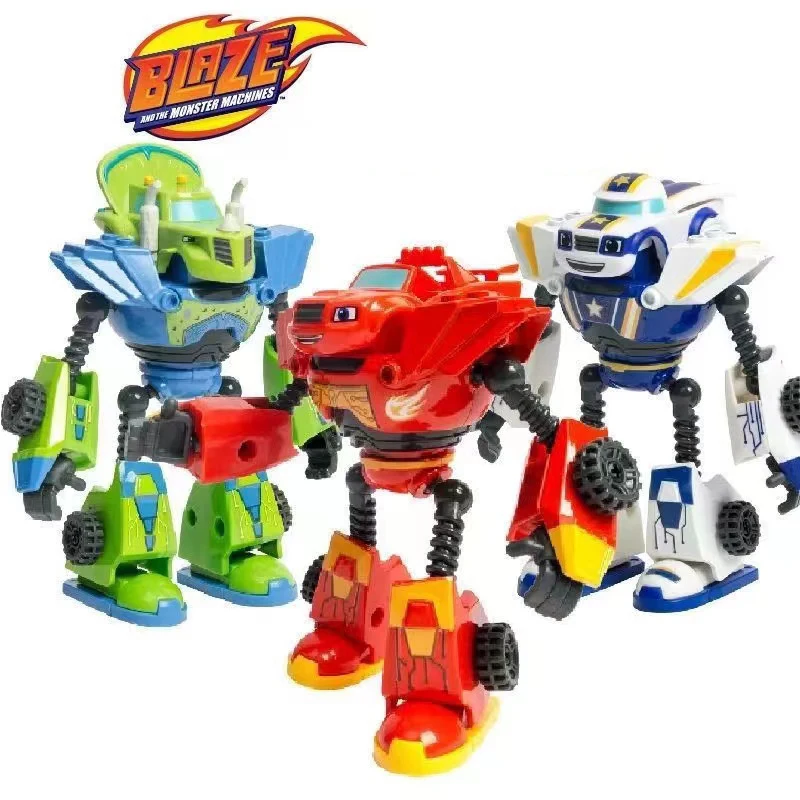 Fiamma E Macchina Monster Car Toys Russian Crusher Truck Vehicles Figure Blaze Toy Blaze The Monster Machines Regali Per Bambini