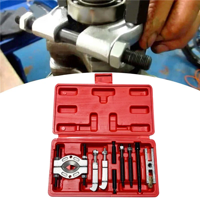 Car Repair Tool Portable Bearing Splitter Separator Puller Kit High Strength Metal Bearing Removal Tool Set With Box car trim removal tool