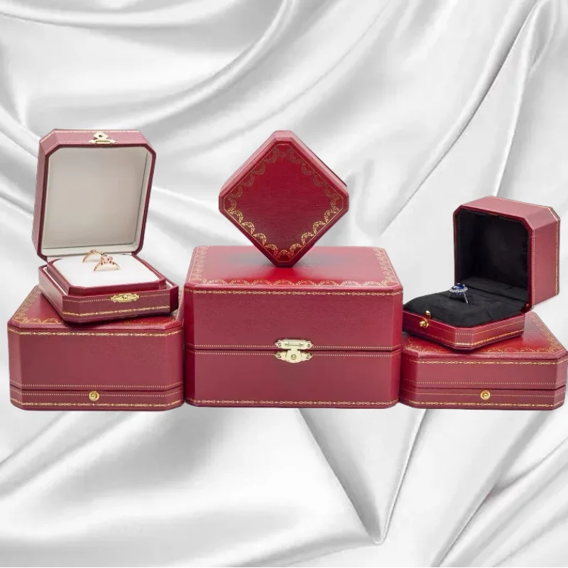 Wholesale Luxury Big-Name Jewelry Packge Box Ring Roman Digital Necklace Love Bracelet Octagonal Storage Watch Packing Boxs 18K