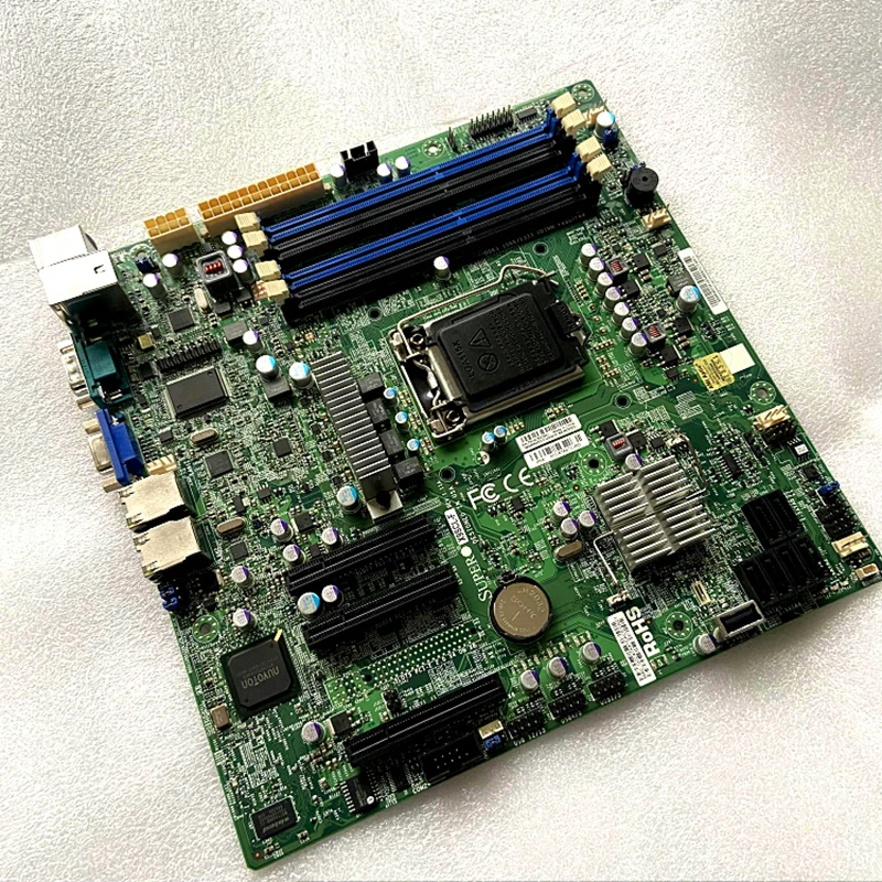 Original Server Motherboard For Supermicro X9SCL-F 1155 U-ATX C202 Perfect Test Good Quality Hot 6 Original Server Motherboard For Supermicro X9SCL-F 1155 U-ATX C202 Perfect Test Good Quality Hot - Image 4