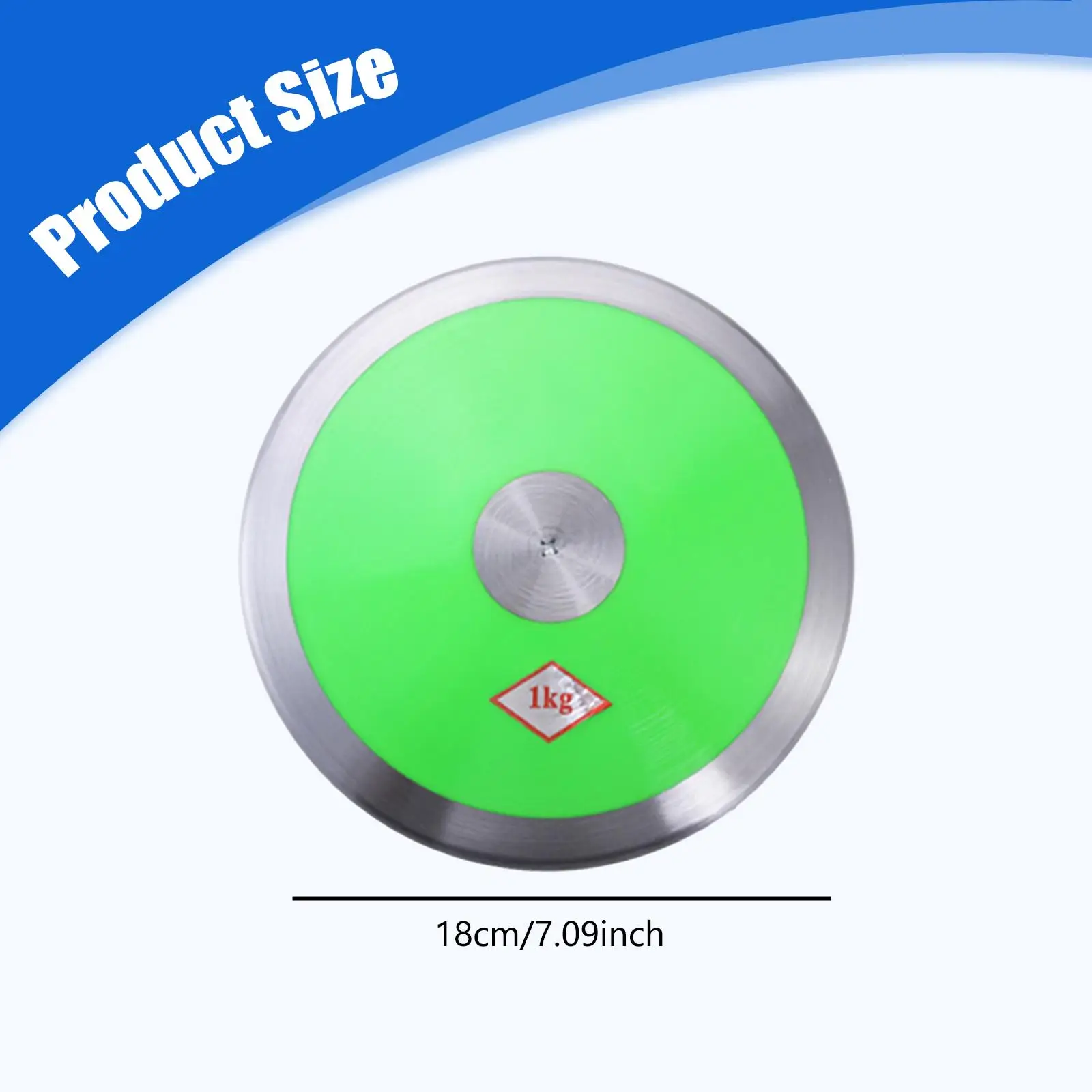1kg Nylon Discus Fitness Physical Training Equipment Throwing Discus Track and Field Equipment for Practice Beach Exam Athletic