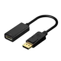 4K 60Hz DisplayPort to HDMI Video Transfer Cable with Compact Design (DP tob HD - MI 1080p)