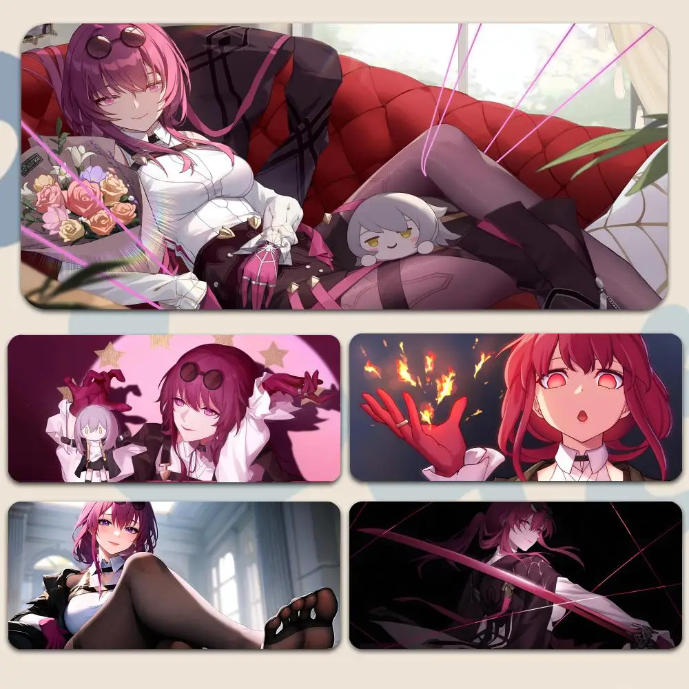 

Kafka Honkai Star Rail Mousepad Large Gaming Mouse Pad LockEdge Thickened Computer Keyboard Table Desk Mat