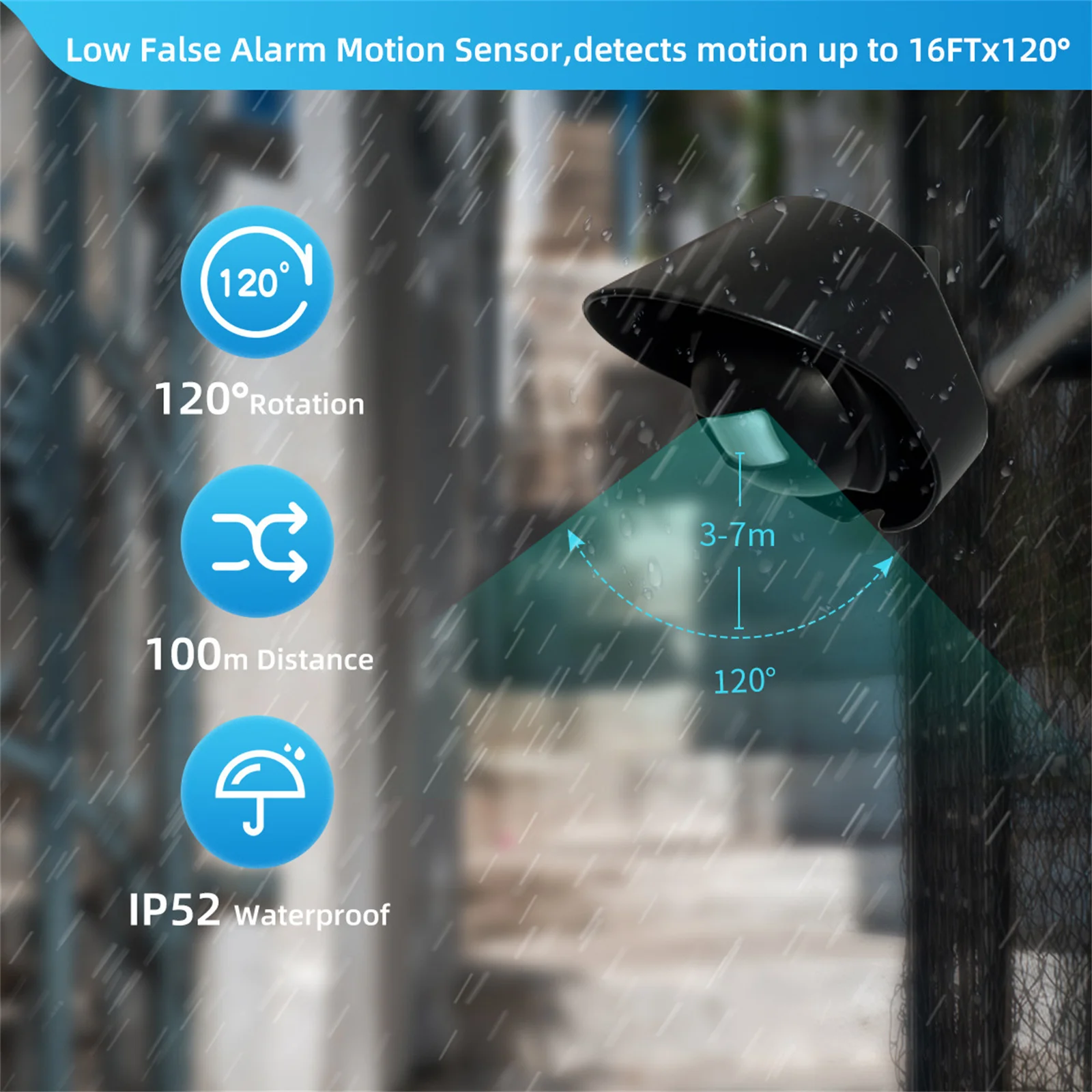 Wireless Entry Door Bell Welcome Motion Sensor with 38 Chimes 200M For Shop Entry Company Security Protection Alarm Doorbell