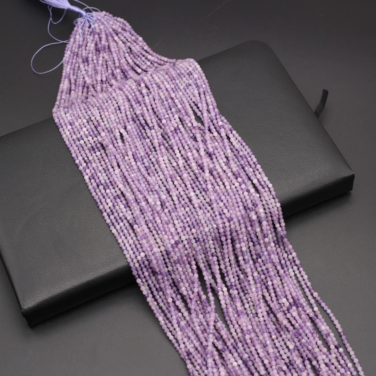 5 Strings Wholesale Natural Amethysts Reiki Loose Spacing Beaded Jewelry Making DIY Necklaces Bracelet Earrings Accessories