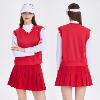 Women golf autumn and winter vest top 1