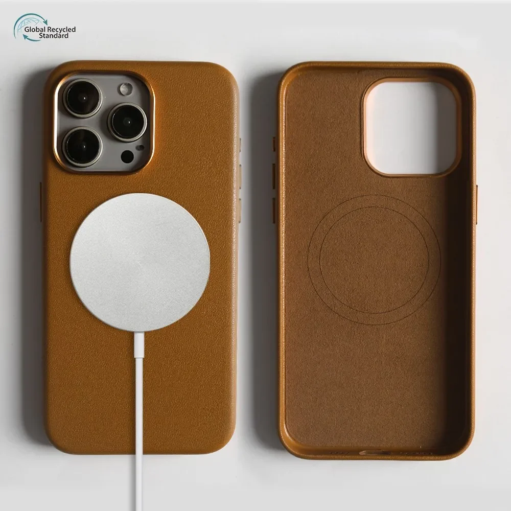maogoam Custodia in pelle per iPhone 16 Pro da 6,3 pollici