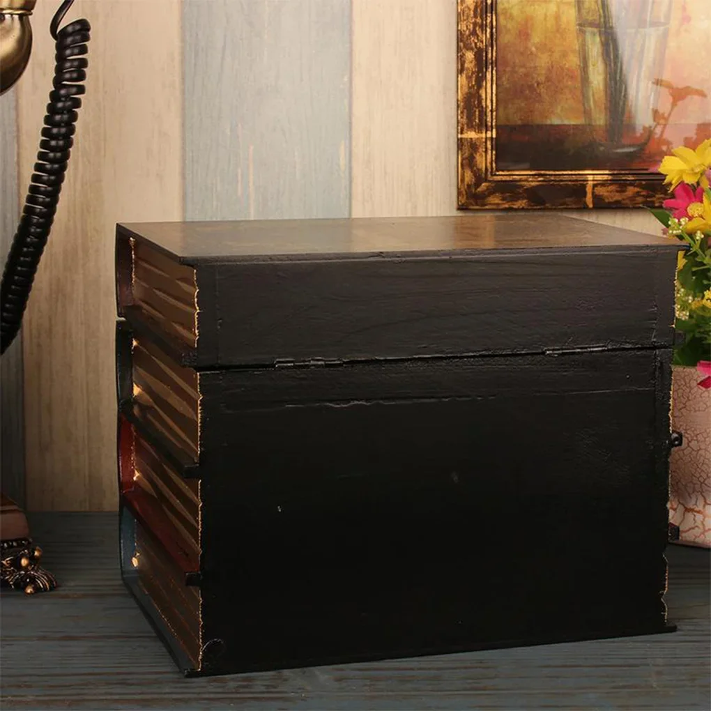 Retro Fake Book Storage Box 2