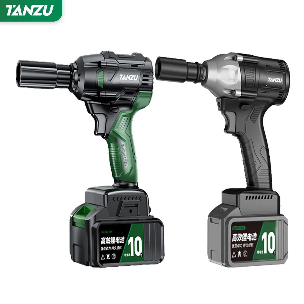 21V Electric Impact Wrench Cordless 300N.m 600N.m 800N.m Torque Brushless Motor Versatile Power Tool For Car Truck Repair Tanzu versatile brushless motor tester detect motor problems in minutes p9jb