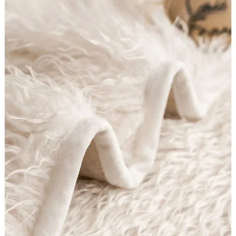 Lamb Wool Soft Sofa Cushion Winter Warm Plush Sofa Covers for Living Room Luxury Non-slip Universal Couch Slipcovers Home 4
