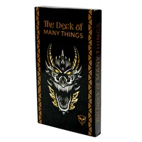 New The Deck of Many Things Tarot Cards Compatible w/ Dungeons and Dragons Fifth Edition Dungeon Master Gifts Fifth Edition Gift 1