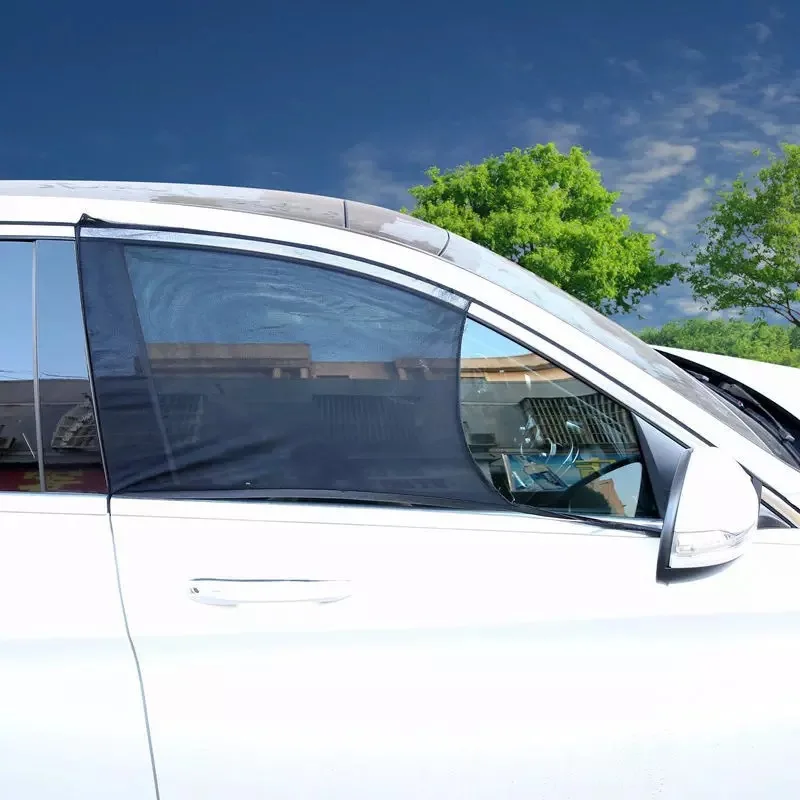 Car Window Sunshade Black Yarn Side Window Sunshade