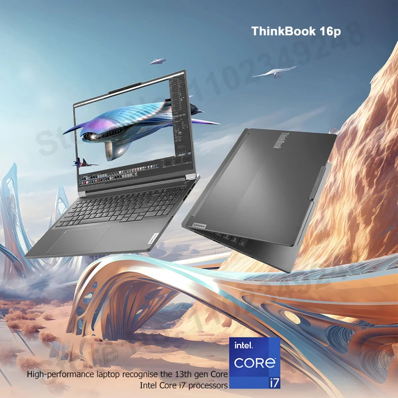레노버 2023 씽크북 컴퓨터 노트북, 인텔 i7-13700H, 2.40GHz, RTX4060, 8GB, 16GB RAM, 512GBSSD, 16 인치, 2.5K IPS 스크린, 16p 노트북