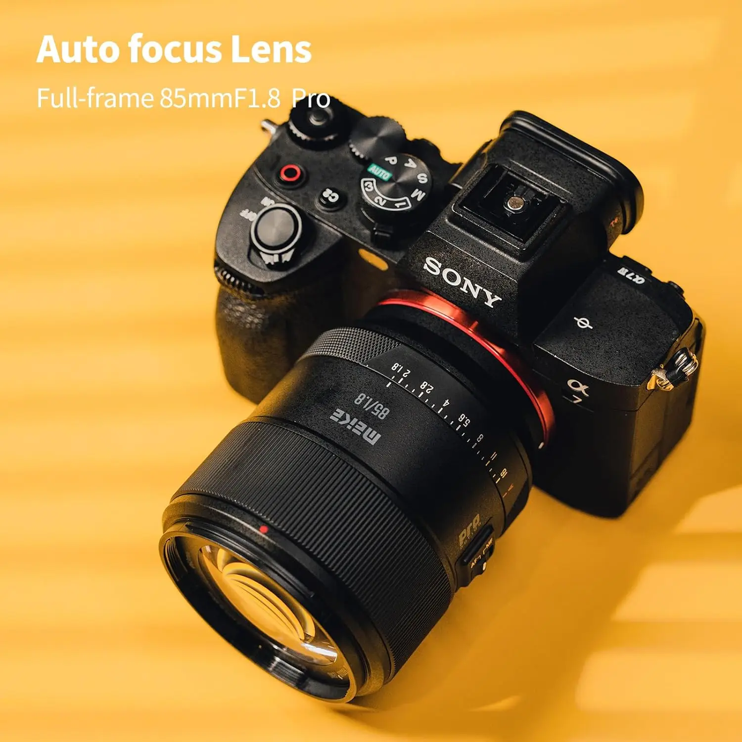마이크 85mm F1.8 프로 AF 중망원 STM 풀프레임 고해상도 8K 인물 사진 렌즈 (Z 마운트,  E 마운트, 루믹스 L 마운트 카메라용)