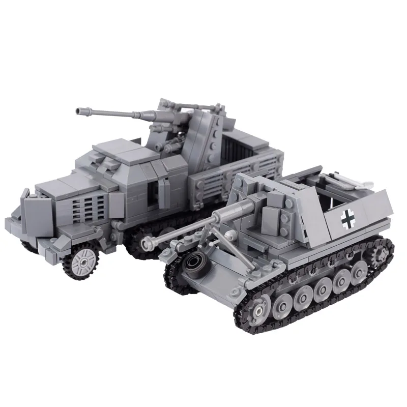WW2 German Armored Vehicles MOC Bricks Marder Tank Destroyer Military  Building Blocks Toys Gifts Educational Toys For Children