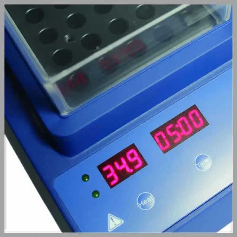 Dry Bath Incubator For Inactivation Low Temperature lysis LED Digital Metal Bath HB120-S Come With Heating Block 0.2-50 mL