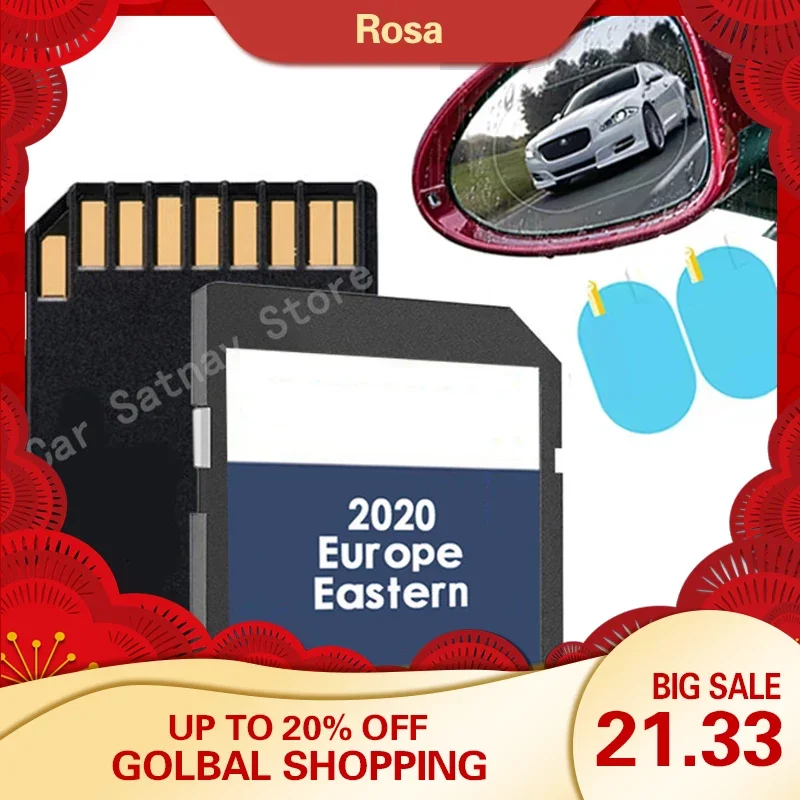 Aggiorna La Tua Esperienza Gps Con La Scheda Sd Della Mappa Di Navigazione Rns 310 Dell'Europa Orientale V12 Per Vw Car Gps