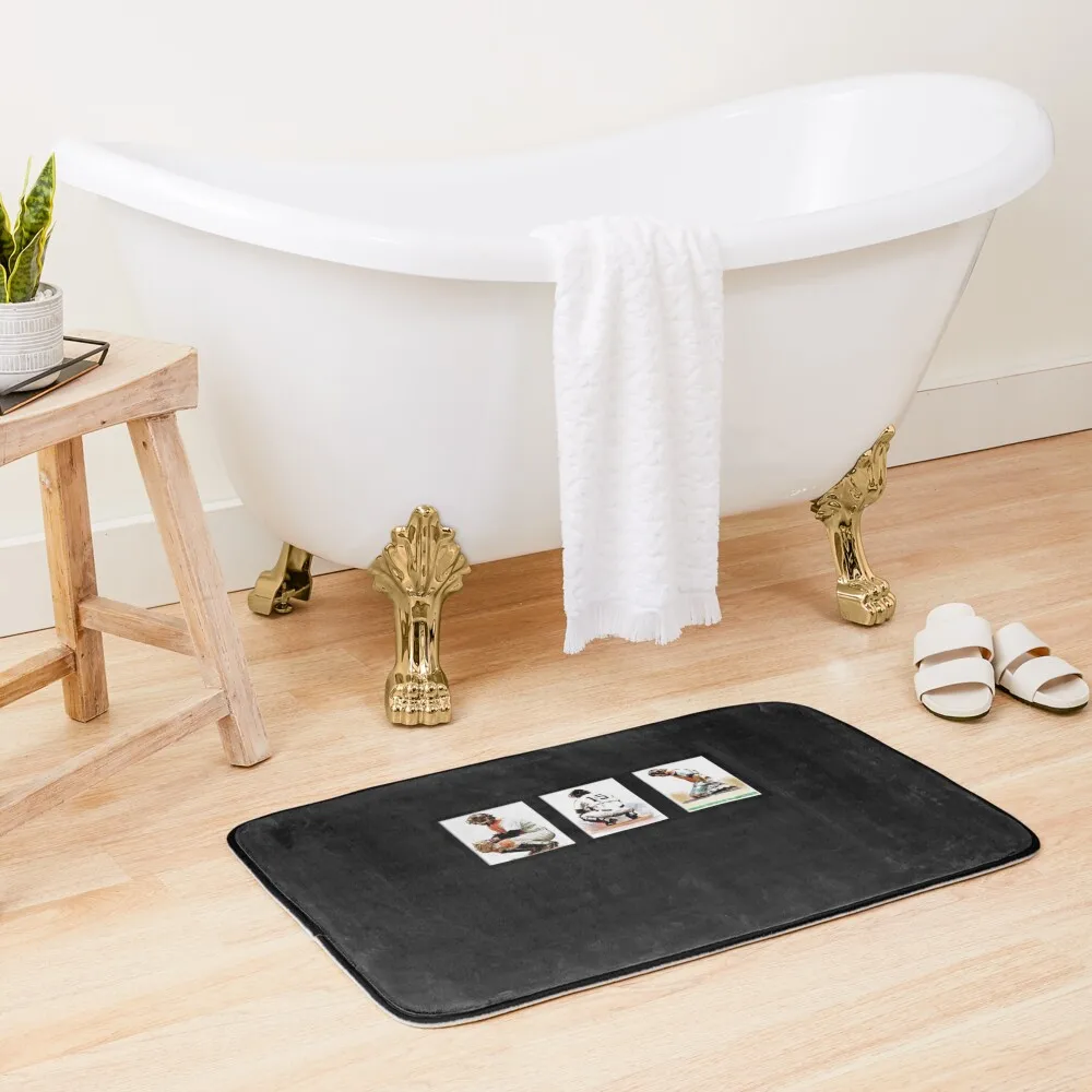 

Baseball Art Thurman Munson The Yankee Captain Bath Mat Set Ofs In The Bathroom Carpet For Bath Bathroom Shower Mat