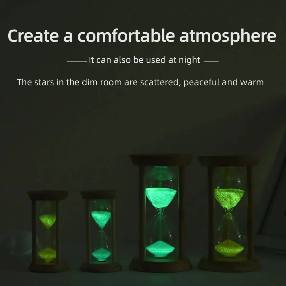 1pc 1/3/5/10/15/30 Minutes Wooden Hourglass Sand Clock Timer Home Decoration Creative Office Sandglass New Holiday Gift
