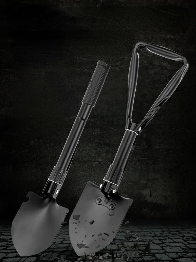 Tab military shovel multifunctional outdoor folding car fishing shovel special portable small worker