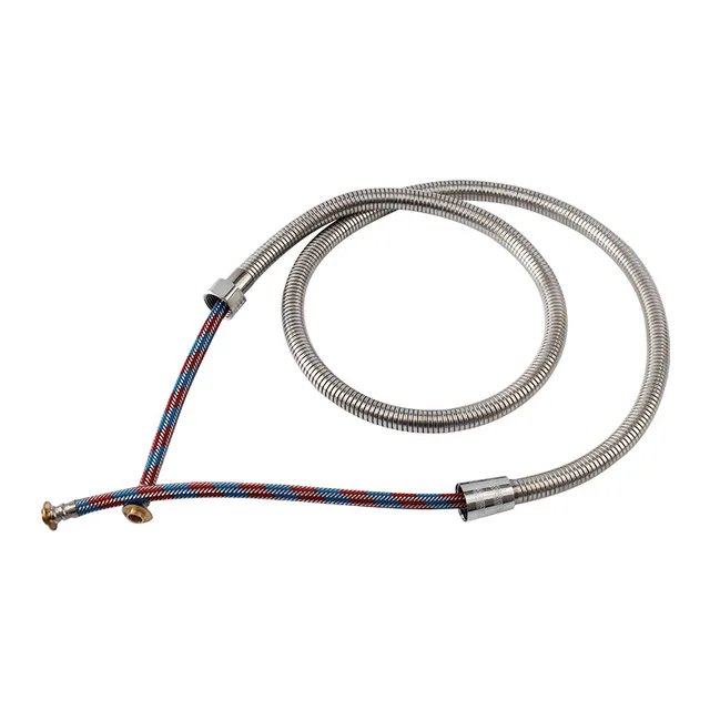 1500MM 304 Stainless Steel Flexible Shower Hose Long Bathroom Water
