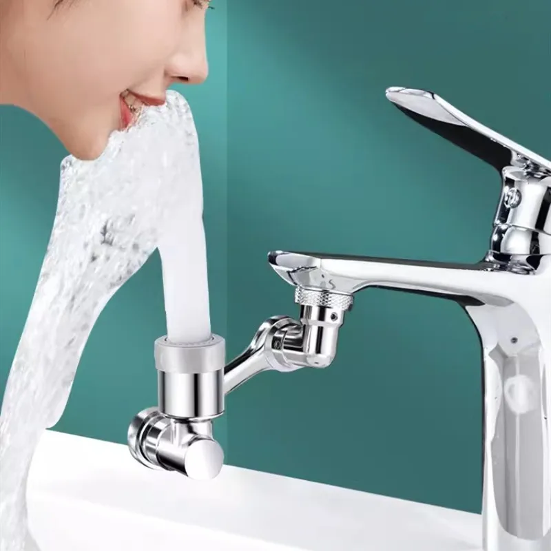 

1140Degree Swivel Tap Aerator Adjustable Dual Mode Sprayer Filter Diffuser Water Saving Nozzle Kitchen Faucet Extender Aet Spout